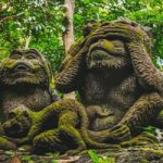 Monkey Statue Forest Escape BigEscapeGames