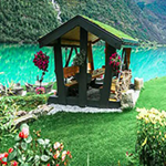 Mountain Greenery Lake Escape BigEscapeGames