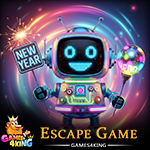 New Year Funny Robot Escape Games4King