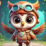 Owl Outfit Kid Rescue Games4King