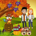 Pair Fled Thanksgiving Land BigEscapeGames