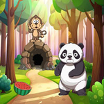 Panda Forgot Bamboo Forest Way WowEscape