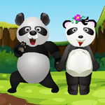 Panda Meet The Friend BigEscapeGames