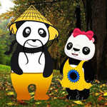 Panda Saves Her Young WowEscape