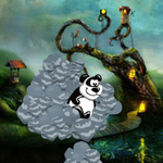 Panda Trapped In Clay WowEscape