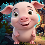 Peaceful Pig Rescue Games4King