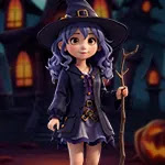 Peaceful Sorcerer Girl Escape Games4King