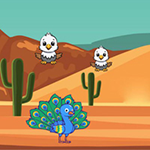 Peacock Escape From Desert Games2Rule