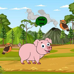Pig Reach The Farm Games2Rule