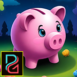 Pink Piggy Bank Rescue Games4King