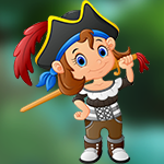 Pirate Jovial Girl Escape Games4King