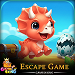 Playful Baby Dino Escape Games4King
