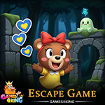 Playful Cartoon Bear Escape Games4King