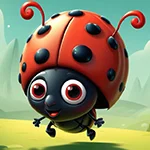 Playful Lady Bug Escape Games4King