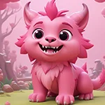 Playful Pink Beast Rescue Games4King