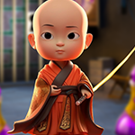 Powerful Little Monk Escape Games4King