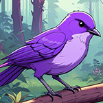 Pretty Violet Bird Rescue Games4King