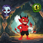 Protect Goat From Devil Monster BigEscapeGames