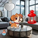 Puppy Escaped Modern House WowEscape