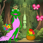 Queen Frog Expresses Her Love BigEscapeGames
