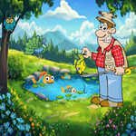 Recover Fish From Fisherman WowEscape