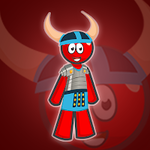 Red Jolly Boy Warrior Rescue Games2Jolly