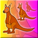 Red Kangaroo Escape From Cage Games2Jolly