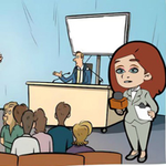 Reporter Attend The Meeting Games2Rule