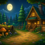 Rescue From The Forest Lodge 8BGames