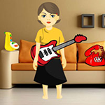 Riya Goes To Guitar Class Games2Rule