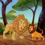 Save The Baby Lion BigEscapeGames