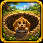 Save The Puppy Beneath The Pit Games2Jolly