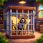 Save The Trapped Black Bee Games2Jolly