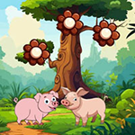 Save Trapped Siblings Piggy Games2Rule