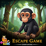 Shy Chimpanzee Rescue Games4King