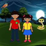Siblings Escape From Dark Forest BigEscapeGames