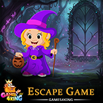 Silent Witch Girl Escape Games4King