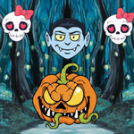 Skull Confined In Monster Pumpkin Games2Rule