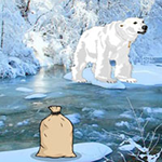 Snow Polar Bear Forest Escape Games2Rule