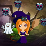 Sorceress Escaped Spider Realm BigEscapeGames