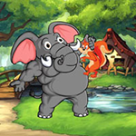 Squirrel Trapped To Giant Elephant WowEscape
