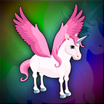 Statue Flying Unicorn Rescue Games2Jolly
