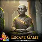 Statue Temple Monk Escape Games4King