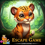 Striped Baby Beast Rescue Games4King