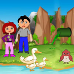 Stuck Pair Escaped In Forest Games2Rule