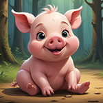 Sweet Baby Pig Rescue Games4King