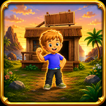 The Boy Escapes From The Wooden Room Games2Jolly