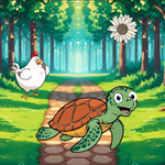 Tortoise Finally Got To The Pond WowEscape