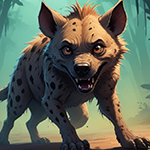 Tricky Hyena Rescue Games4King
