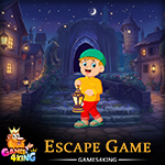 Village Lantern Boy Escape Games4King